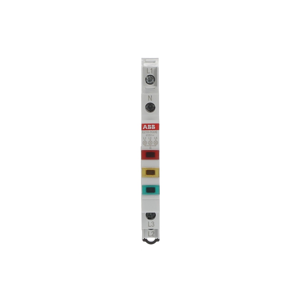 Spia luminosa 3 LED rosso giallo verde 16A 230-415V CA CC controllo impianti elettrici