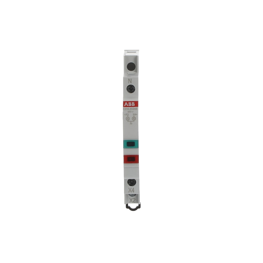 Spia LED doppio indicatore 16A 12-48V AC/DC segnalazione visiva impianti elettrici industriali