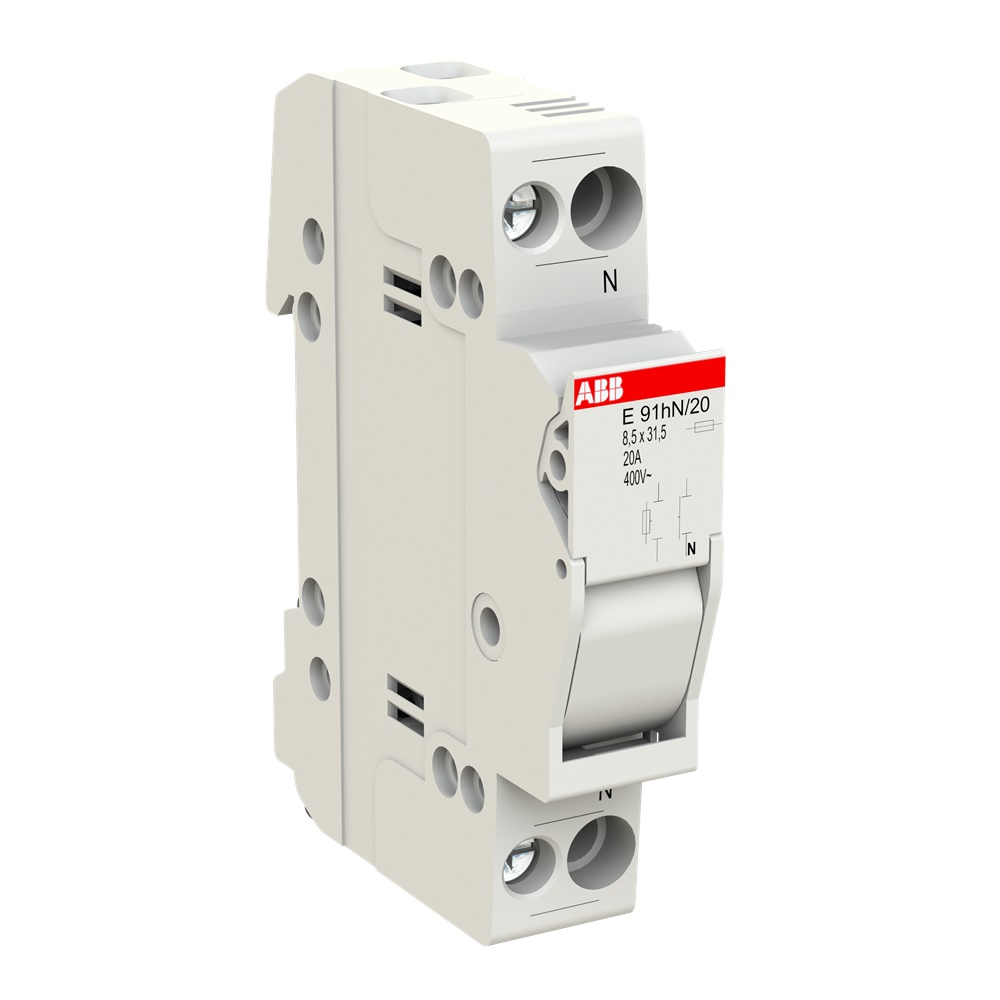 Portafusibile E 91HN/20 E 90 1P+N protezione sovraccarichi cortocircuiti impianti elettrici