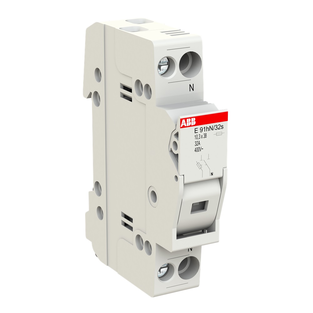 Portafusibile E 90 1P+N protezione sovraccarico cortocircuito con indicatore fusibile bruciato per impianti elettrici industriali e civili