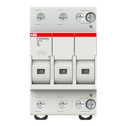 Portafusibile E 93HN/32S 3 poli più neutro con indicatore fusibile bruciato per protezione circuiti elettrici