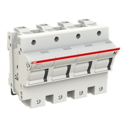 Portafusibile E 93N/125 3 poli + neutro per fusibili fino a 125A protezione impianti elettrici