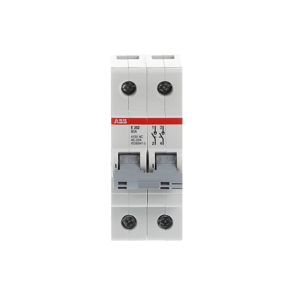 Interruttore sezionatore E202/80G comando carichi conforme EN 60947-3 per uso industriale