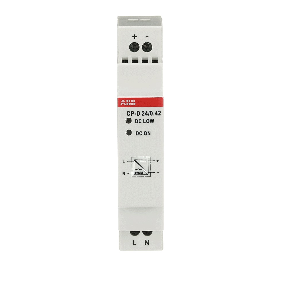 Alimentatore CP-D 24V 0,42A 10W compatto efficiente per impianti elettrici