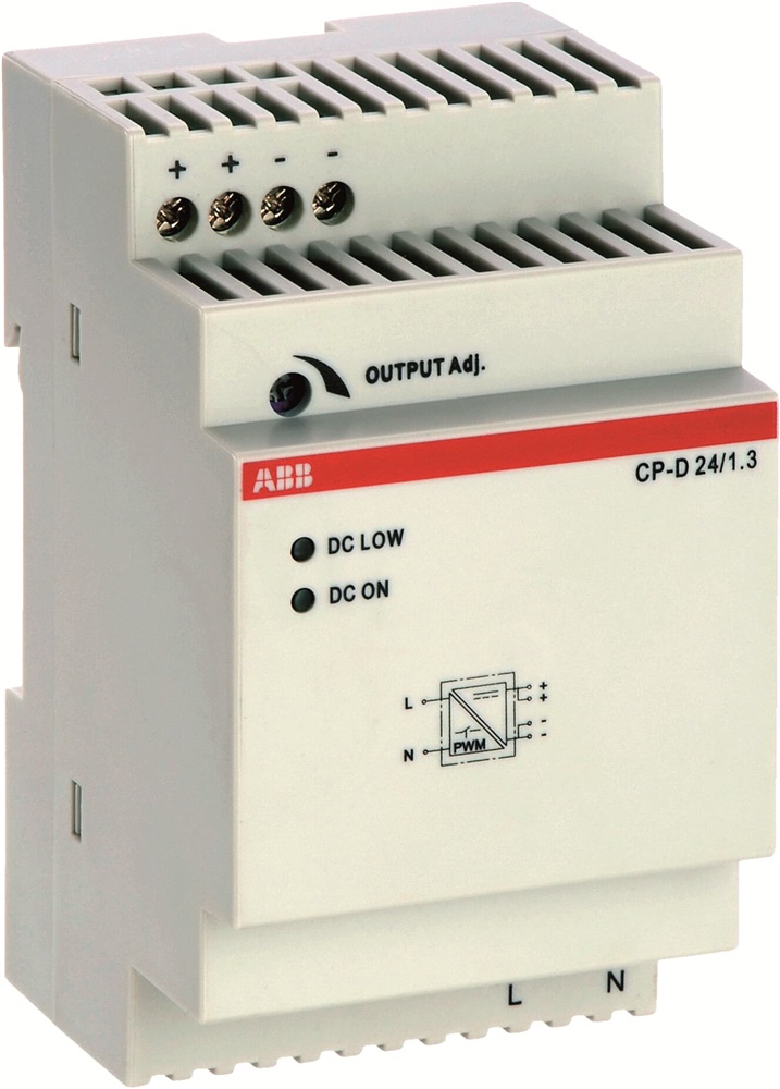 Alimentatore CP-D 24V 1,3A stabilizzato per impianti elettrici industriali e civili
