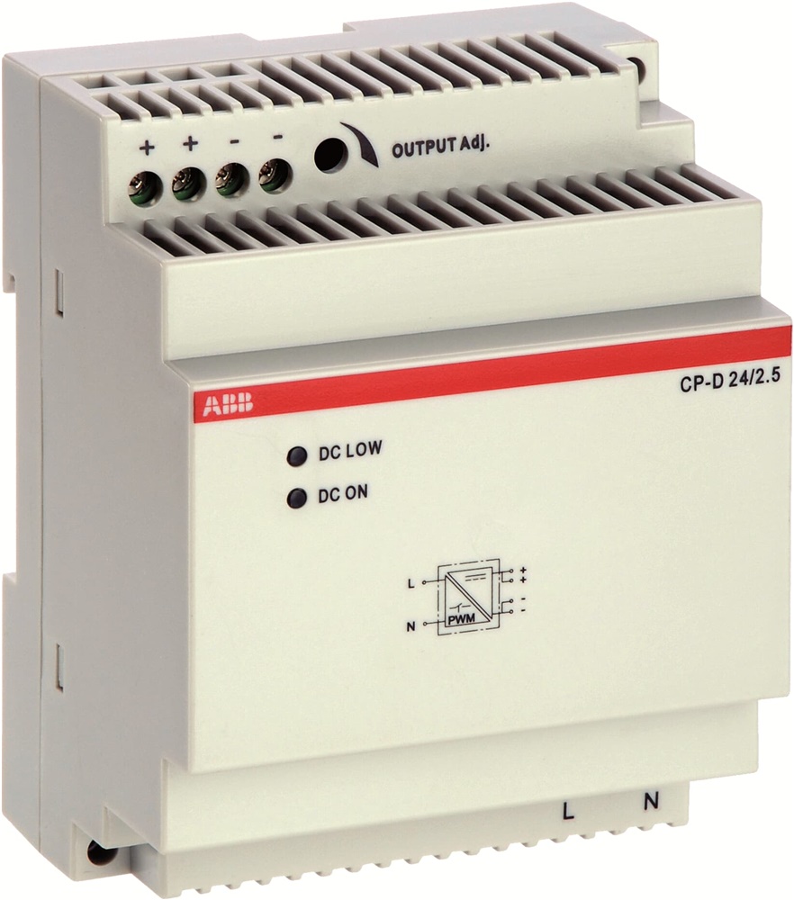 Alimentatore CP-D 24V 2,5A stabilizzato per impianti elettrici industriali