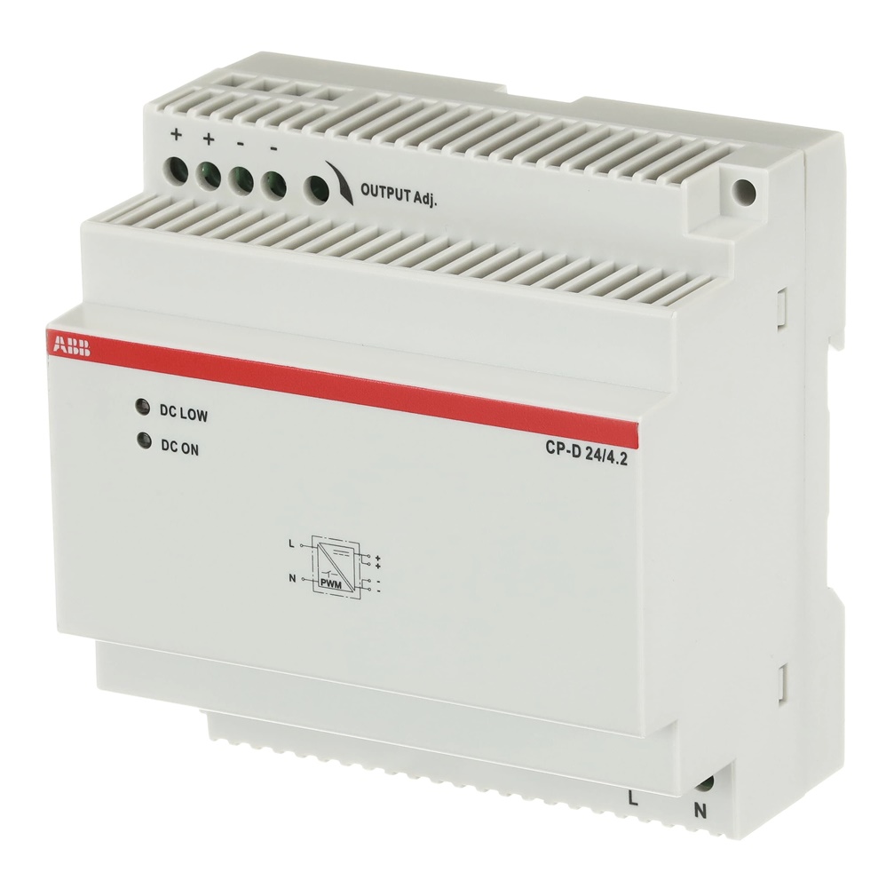 Alimentatore CP-D 24V 4,2A corrente continua per impianti elettrici e automazione