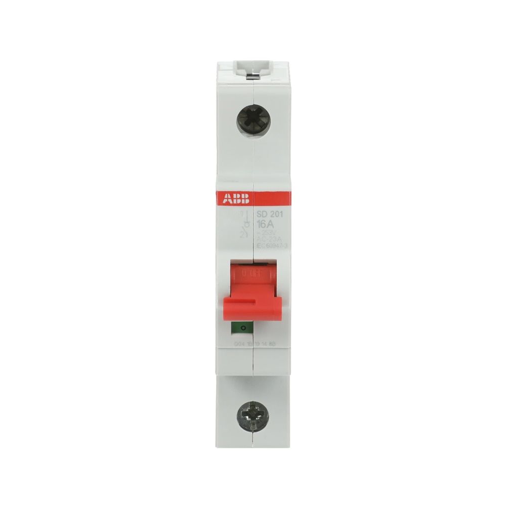 Switch Disconnector SD201/16 1P 16A interruttore sezionatore uso elettrico industriale
