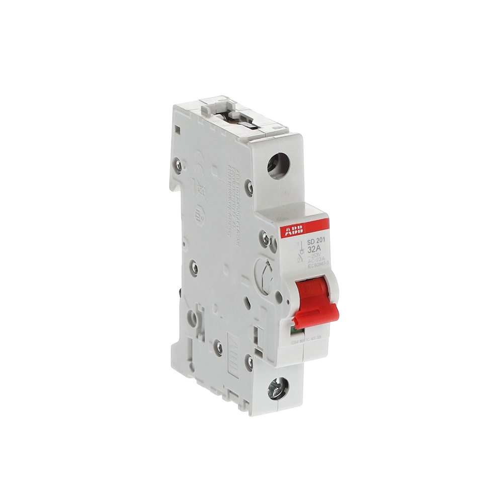 Switch Disconnector 1P 32A Interruttore Sezionatore SD201/32 per Impianti Elettrici