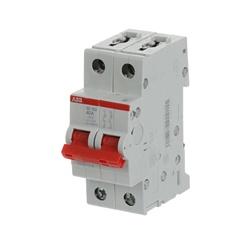 Interruttore sezionatore SD202/40 2 poli 40A per impianti elettrici industriali e civili