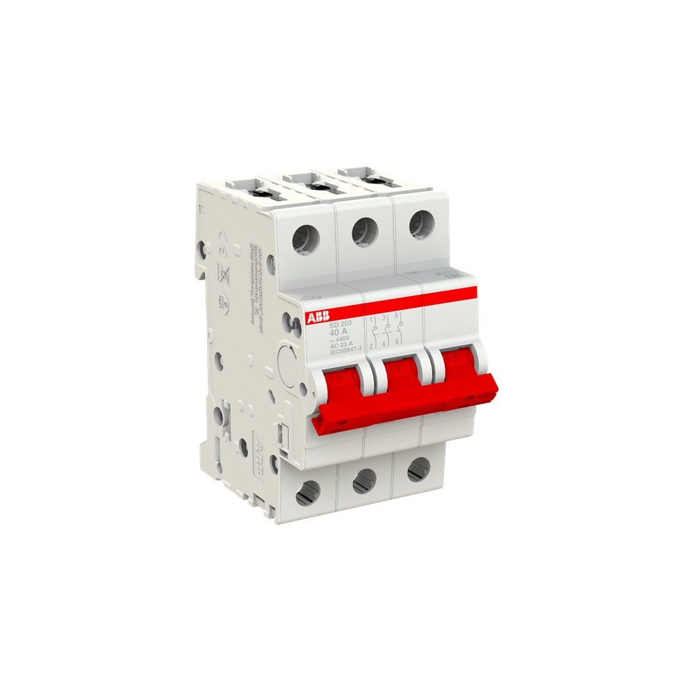 Switch sezionatore SD203/40 3 poli 40A interruttore compatto industriale