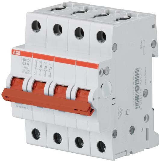 SD204/16 INTERRUTTORE-SEZIONATORE