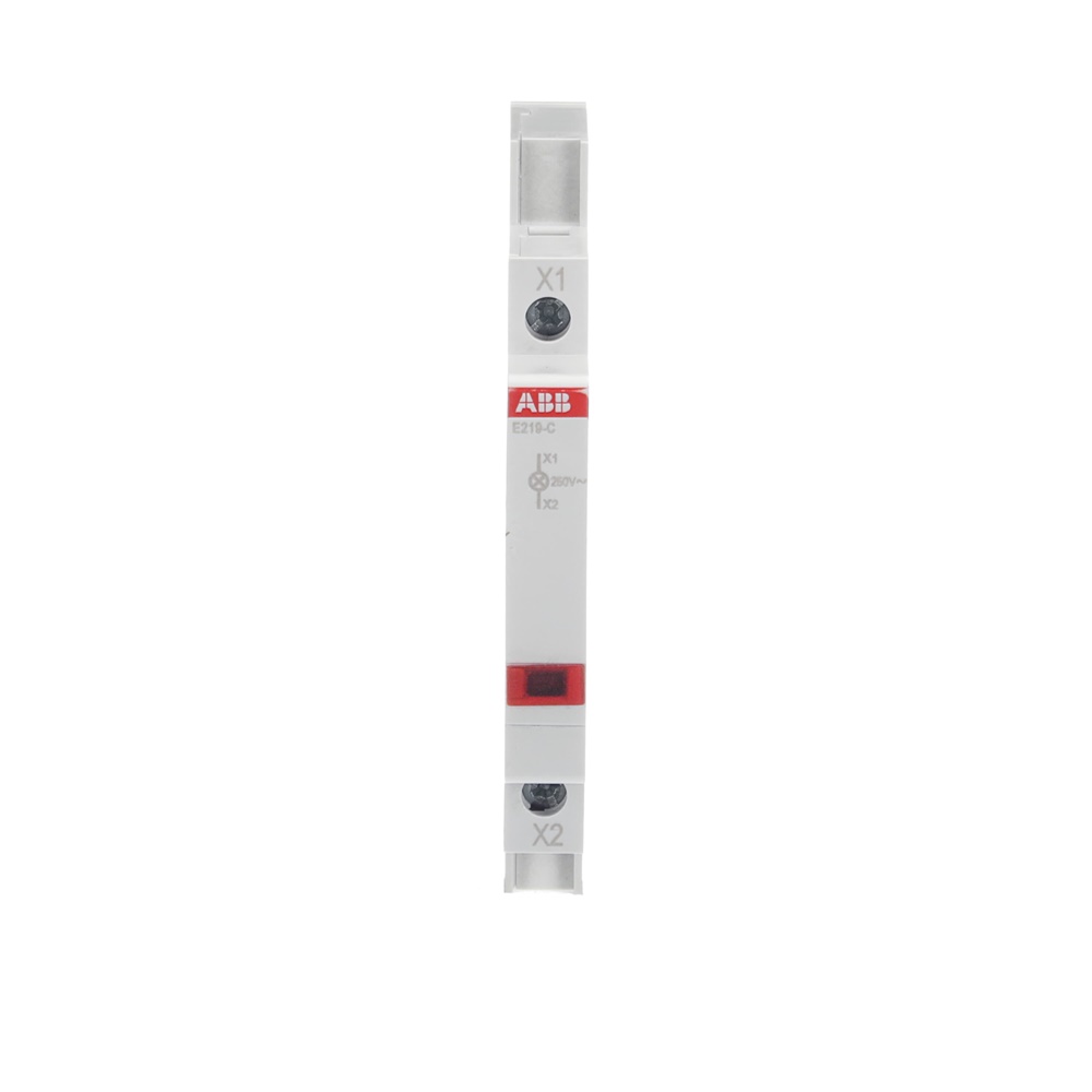 Spia LED rossa 16A 115-250VCA indicatore visivo per impianti elettrici professionali