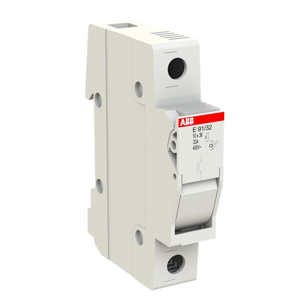 Sezionatore unipolare E 90 32A per protezione sovracorrente impianti elettrici residenziali e industriali