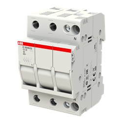 Portafusibile E 93HN/32 3 poli + neutro protezione sovraccarico impianti elettrici industriali e civili