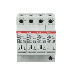 SPD protezione sovratensioni tipo 1-2 3 poli + neutro 12,5 kA 275 V per impianti elettrici residenziali e industriali