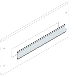 Otturatori ferma guida DIN taglio 2000mm colore grigio RAL7035 per quadri elettrici