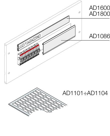 N.288 ETICHETTE 1 MODULI 15X17MM (HXL)