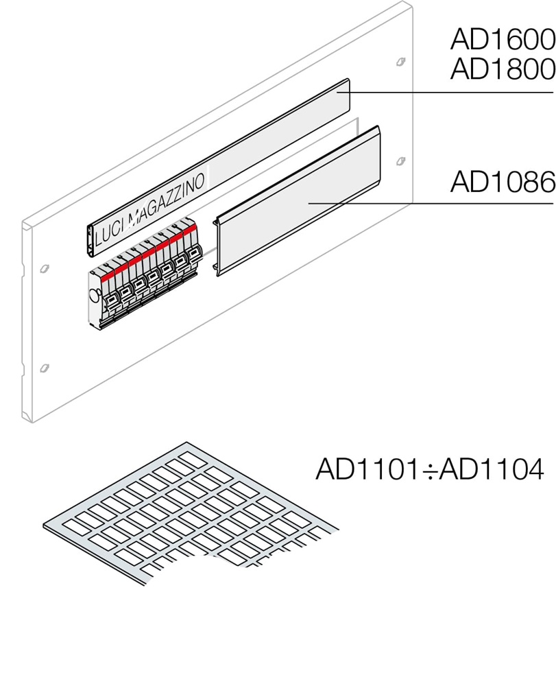 Etichette adesive 288 pezzi 1 modulo 15x17mm per organizzazione ufficio
