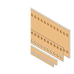 BARRA PIATTA RAME 100X10 L 1750MM