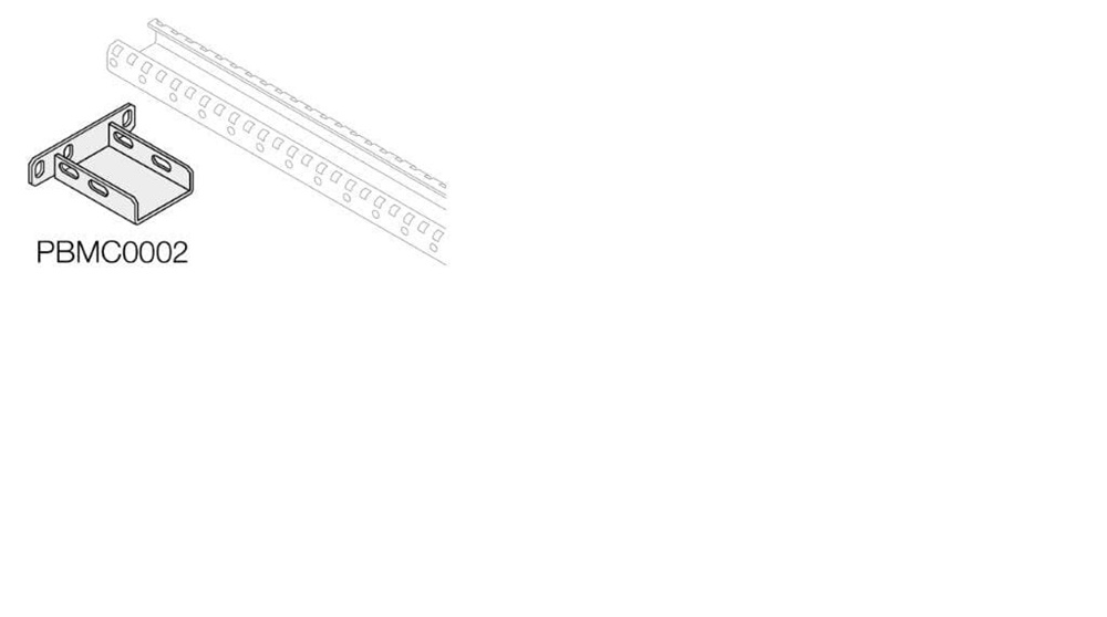 Staffa fissaggio moduli connessione elettrica, 2 pezzi, montaggio sicuro e stabile, uso professionale elettrico