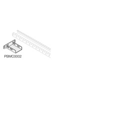 Staffa fissaggio moduli connessione elettrica, 2 pezzi, montaggio sicuro e stabile, uso professionale elettrico