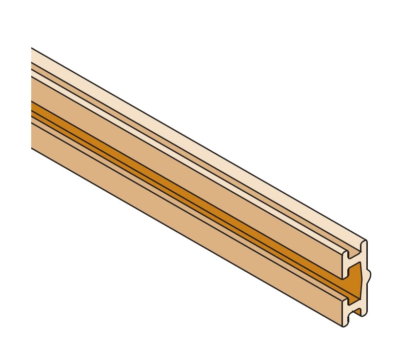 Barra sagomata rame 35x10 mm 630A lunghezza 1750 mm per impianti elettrici