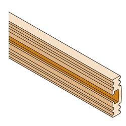 Barra sagomata rame 45x10 mm 800A lunghezza 1750 mm per impianti elettrici professionali
