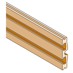 Barra sagomata rame 67x10 mm 1000A lunghezza 1750 mm per impianti elettrici