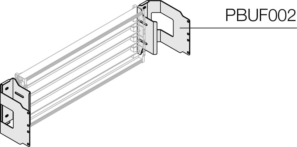 Staffe fissaggio Unifix H n.2 per montaggio sicuro e stabile