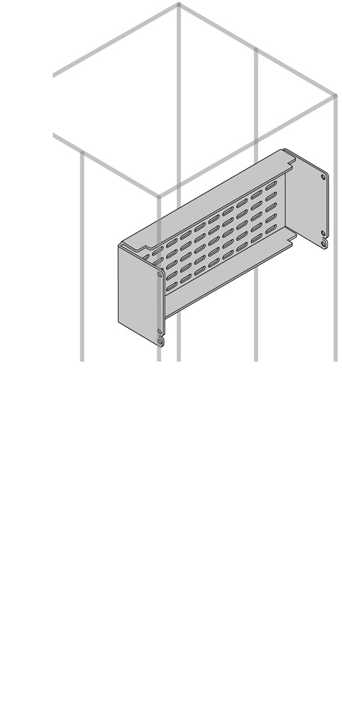 Cella cieca tipo blind cell dimensioni 100x800 mm per segregazione ambienti