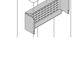Cella cieca divisoria altezza 200mm larghezza 800mm per armadi modulari