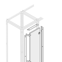 Pannello cieco vano cavi esterno 2000x300 mm protezione impianti elettrici robusto