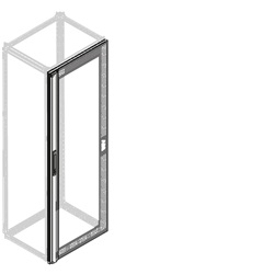 Porta vetro IP40 24 moduli DIN H=1800mm L=600mm