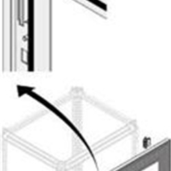 PORTA VETRO IP65 H 1800MM L 800MM