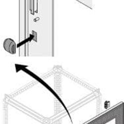 Porta vetro IP40 protezione quadri elettrici 1800x800 mm robusta durata