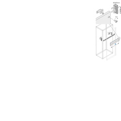 Guida DIN standard lunghezza 400 mm barra montaggio elettrico