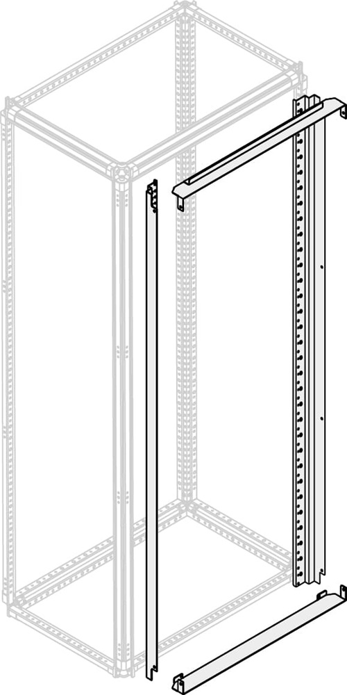 Telaio fisso per pannelli 1800x800 mm supporto robusto impiantistica elettrica