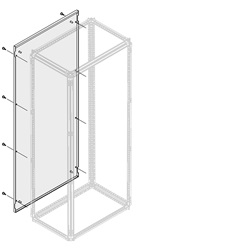 Pannello esterno posteriore/laterale cieco IP30/IP40 H=1800mm L/P=300mm