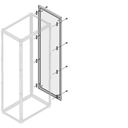 Pannello laterale cieco IP65 H=1800mm L/P=500mm