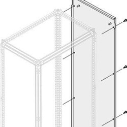 Pannello esterno IP30/40 altezza 1800mm profondità 700mm per installazioni industriali