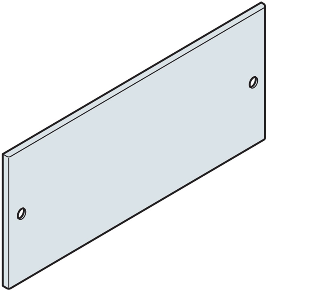 Pannello cieco piano H=100mm L=600mm