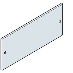 Pannello cieco piano H=100mm L=600mm