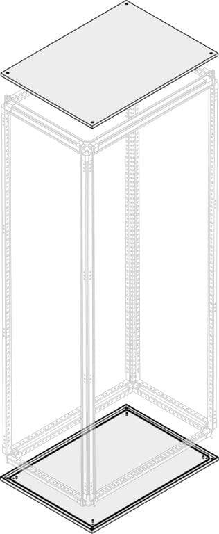 Tetto fondo cieco IP65 800x500mm protezione polvere acqua quadri elettrici industriale