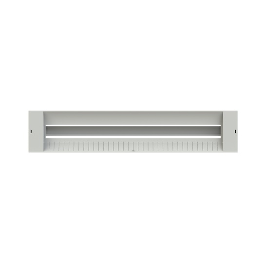 Pannello forato H150 con barra DIN integrata per montaggio componenti elettrici industriali