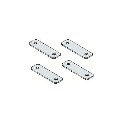 Staffa fissaggio a muro metallo resistente per installazioni elettriche professionali