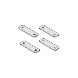 Staffa fissaggio a muro metallo resistente per installazioni elettriche professionali