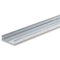Canale portacavi metallo zincato H50 IP40 200x3000 mm per impianti elettrici interni