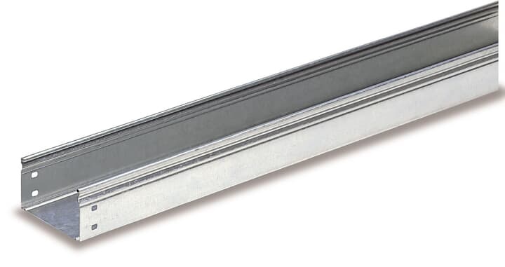 Canale portacavi metallico H75 zincato IP40 400x3000 mm per impianti elettrici industriali e civili