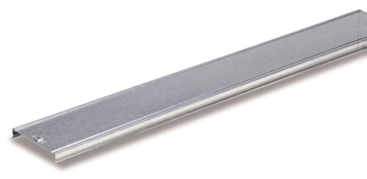 Coperchio canale portacavi lamiera zincata 100x3000 mm per impianti elettrici industriali e civili
